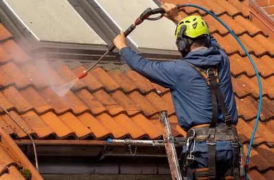 Démoussage et hydrofuge de toiture à Saint-Michel-Escalus